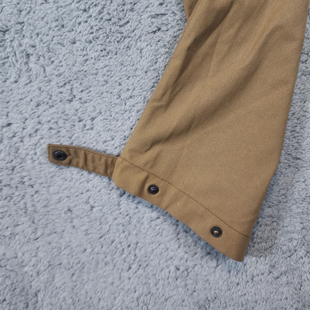 Banana Republic Performance Pants Mens 32x30 Beige Aiden Tech Ankle Snap Taper - Picture 7 of 12